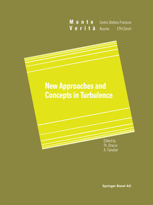 cover image of New Approaches and Concepts in Turbulence